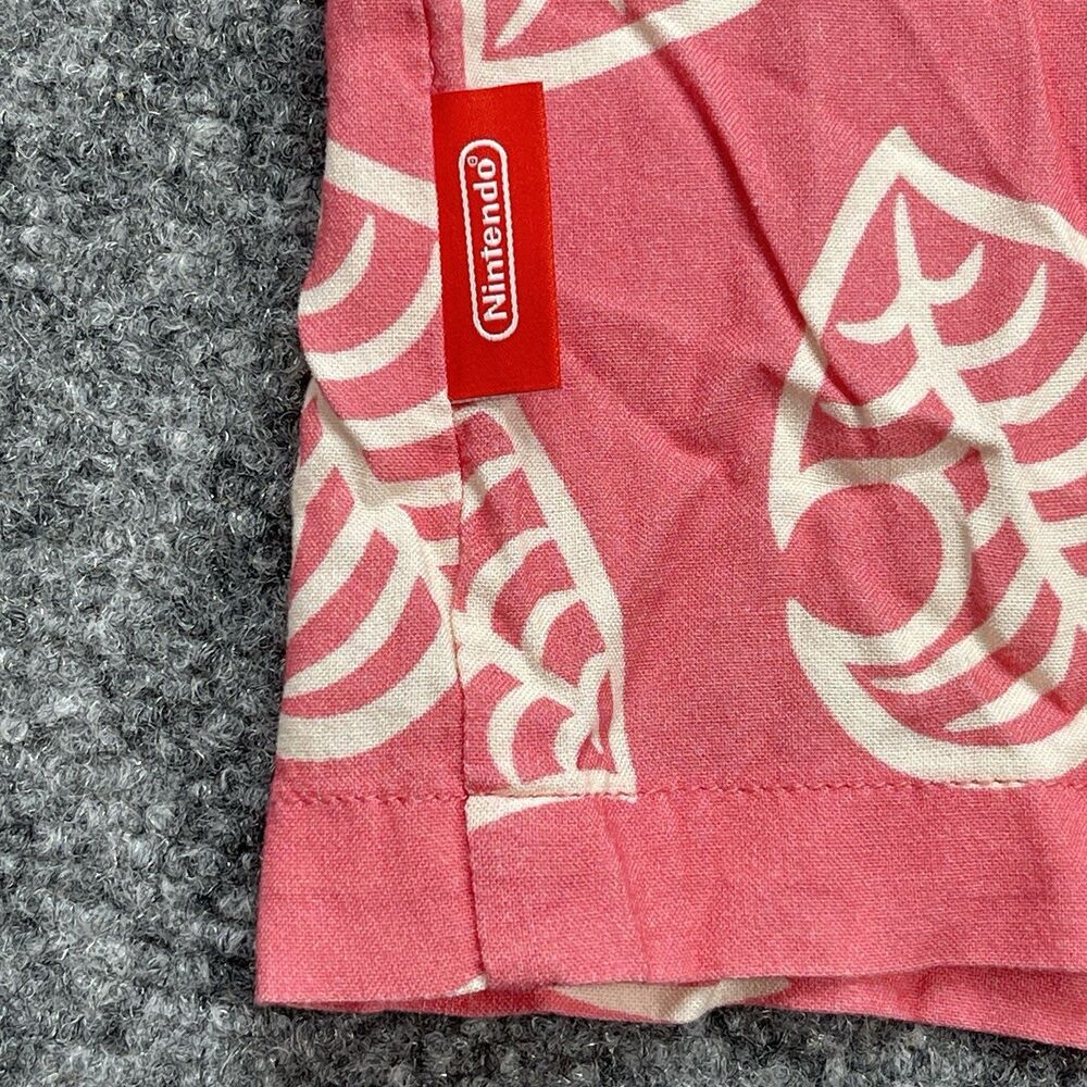 Nintendo TOKYO Isabelle Aloha Shirt Adult Medium Animal Crossing Shizue Japan - Picture 5 of 8